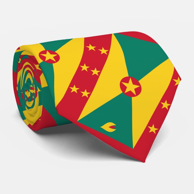 Grenada Flag Tie (Rolled)