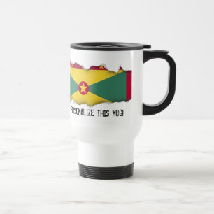 Grenada Flag Travel Mug