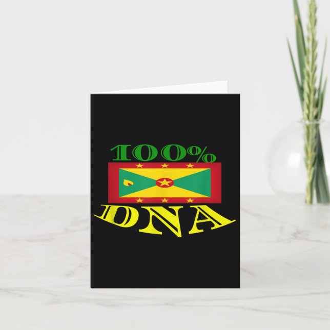 Grenada Flag Vacation And Motivation  Card (Front)