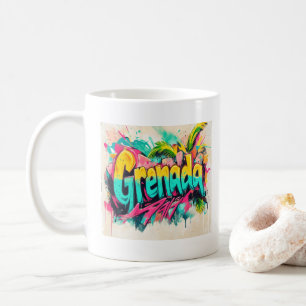 Grenada Graffiti Vibes: Island Street Art Ed Coffee Mug