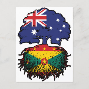 Grenada Grenadian Australian Australia Tree Roots Postcard