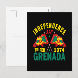 Grenada Independence Day Holiday Postcard