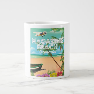 Grenada Magazine Beach Travel Poster Large Coffee Mug