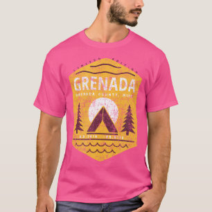 Grenada Mississippi Camping Souvenir Grenada T-Shirt