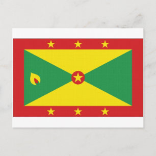 Grenada National Flag Postcard