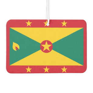 Grenada National World Flag Car Air Freshener