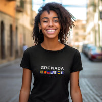 Grenada Nautical Maritime Sailing Flags Dark Colou