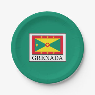 Grenada Paper Plate
