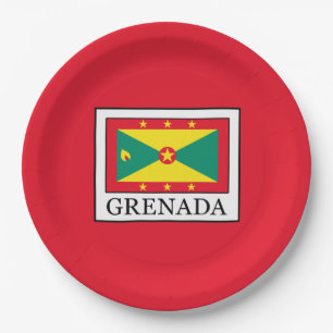 Grenada Paper Plate