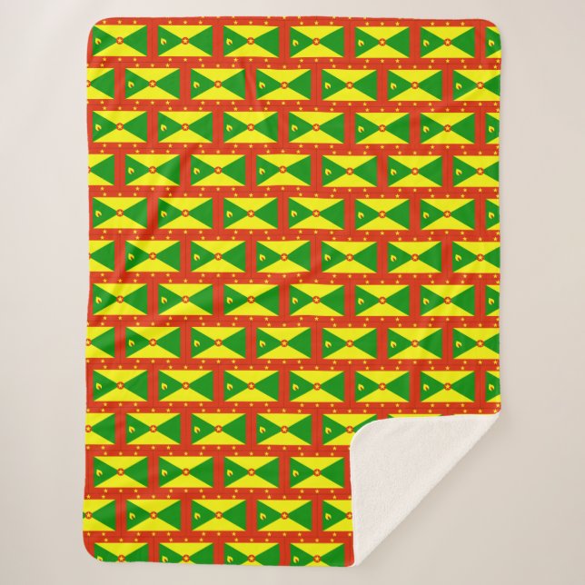Grenada Sherpa Blanket (Front)
