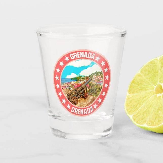 Grenada                                            shot glass (Front)
