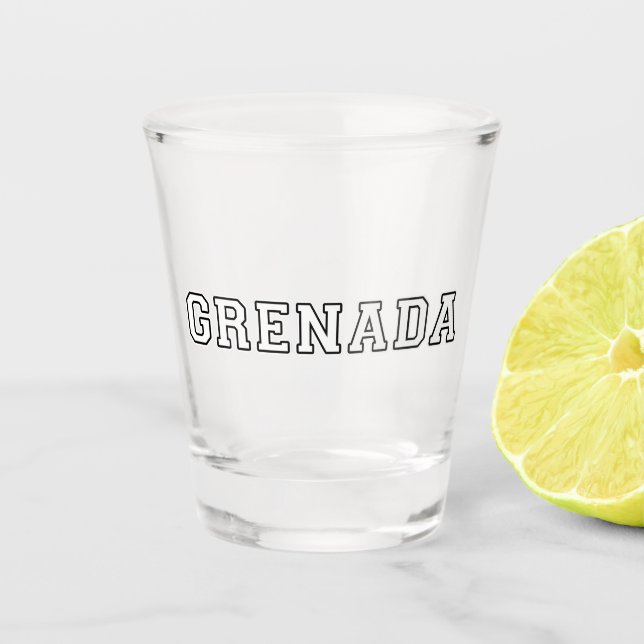 Grenada Shot Glass (Front)