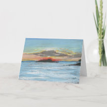 Grenada Sunset Holiday Card