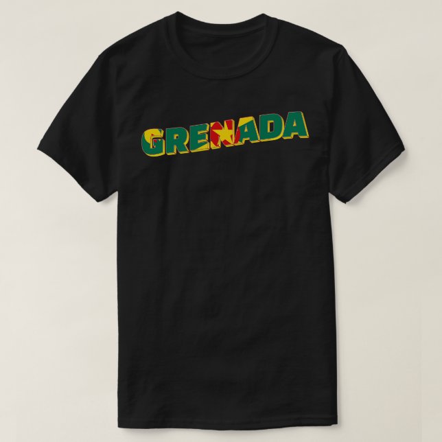 Grenada Vintage style retro souvenir 2 T-Shirt (Design Front)
