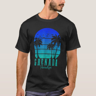 Grenada Vintage Surfer Caribbean Grenadian T-Shirt