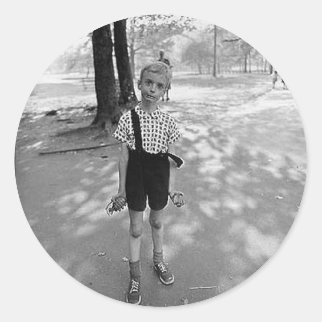 Grenade Boy Classic Round Sticker (Front)