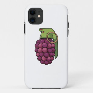Grenade made of grapes iPhone 11 case
