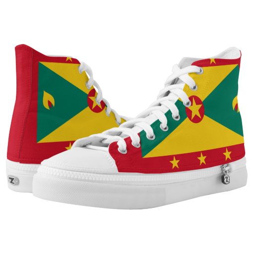 Image of Grenadian Flag High Tops