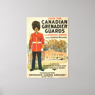 Grenadier Armoury- Montreal Canvas Print