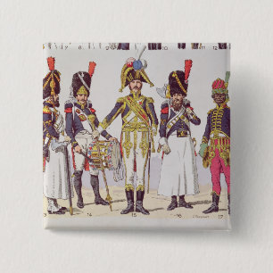 Grenadier Guards of the First Empire 15 Cm Square Badge