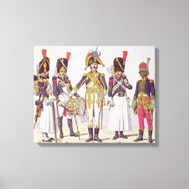 Grenadier Guards of the First Empire Canvas Print (Front)