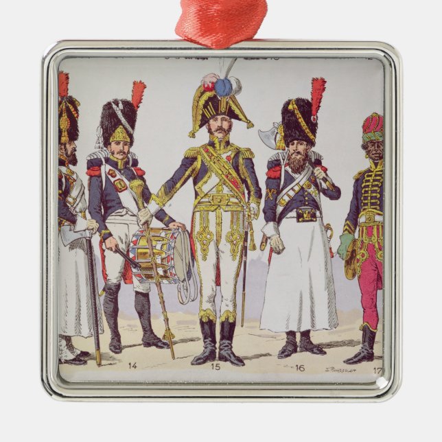 Grenadier Guards of the First Empire Metal Tree Decoration (Front)