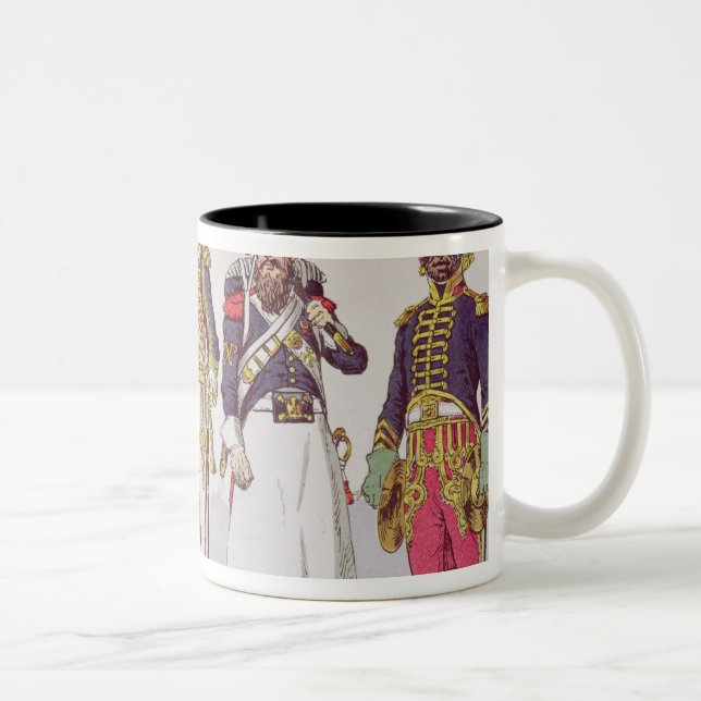 Grenadier Guards of the First Empire Two-Tone Coffee Mug (Right)