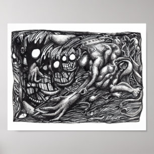 Grendel Mother Dream by Brian Benson. Poster