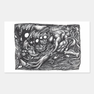 Grendel Mother Dream Rectangular Sticker