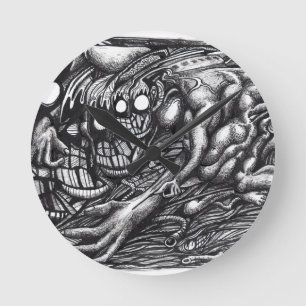 Grendel-Mother-Dream_ Round Clock