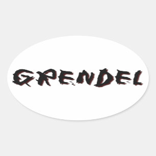 Grendel Oval Sticker