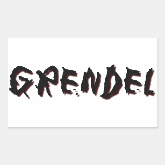 Grendel Rectangular Sticker (Front)