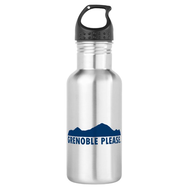Grenoble France Please 532 Ml Water Bottle (Front)
