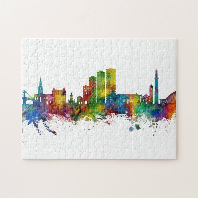 Grenoble France Skyline Jigsaw Puzzle (Horizontal)