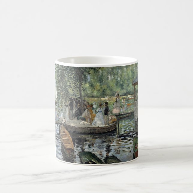 Grenouillere Renoir Impressionist Painting Art Coffee Mug (Center)