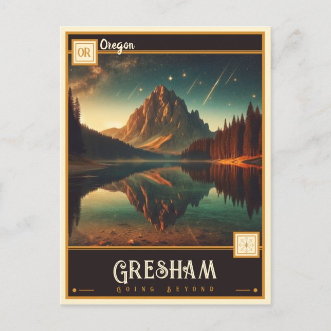 Gresham, Oregon | Vintage Postcard (Front)