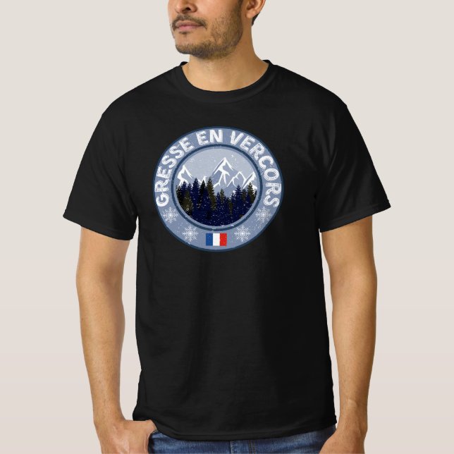 Gresse en Vercors Ski resort T-Shirt (Front)