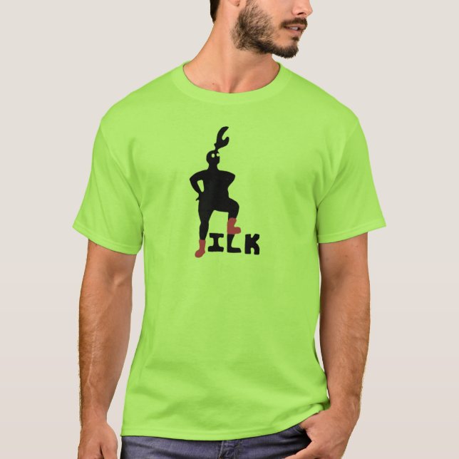 Greta and Jen's ilk shirt- Men's - Larger body T-Shirt (Front)