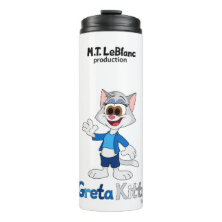 Greta Kitty  Thermal Tumbler