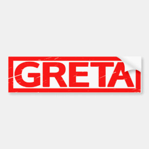 Greta Stamp Bumper Sticker