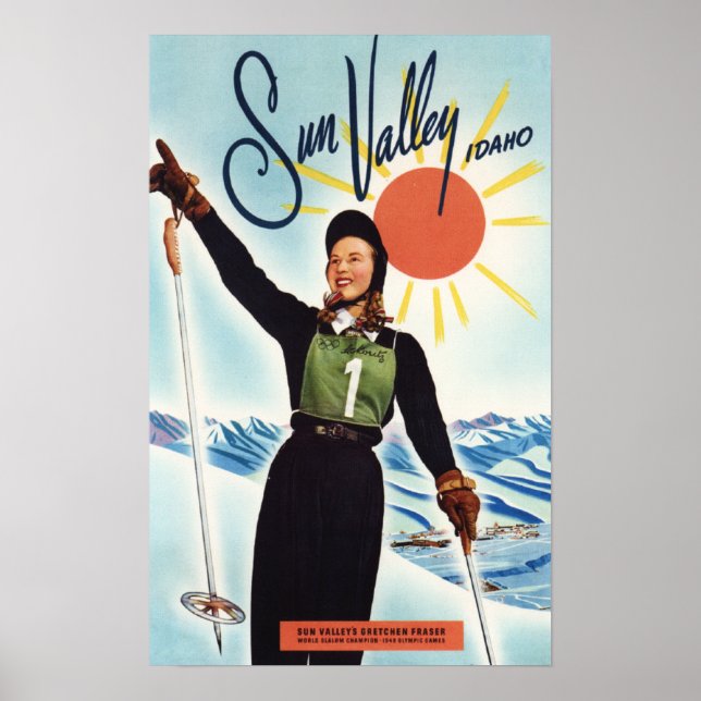 Gretchen Fraser Advertisement Poster (Front)