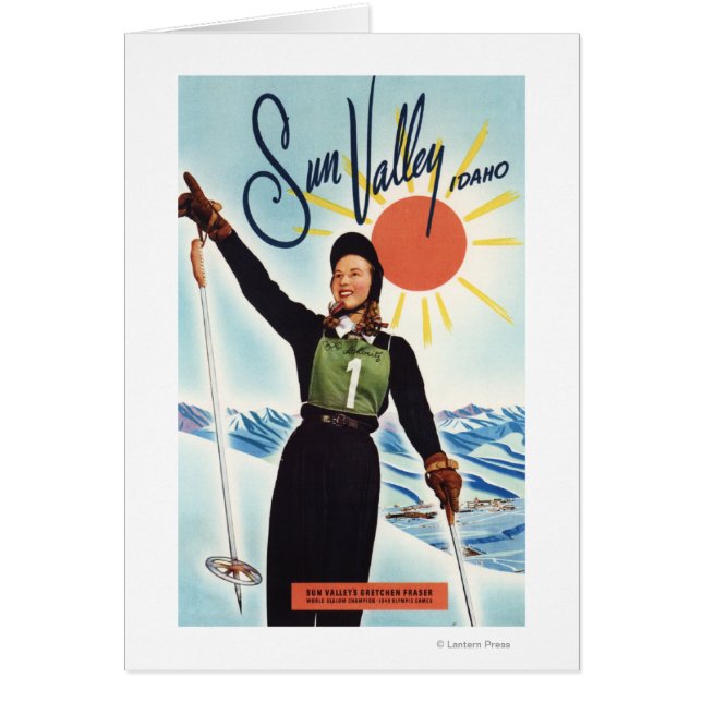 Gretchen Fraser Advertisement Poster (Front)