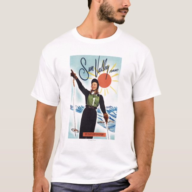 Gretchen Fraser Advertisement Poster T-Shirt (Front)