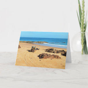 Greve de Lecq beach Jersey Holiday Card