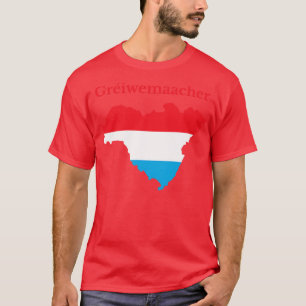 Grevenmacher Canton Map Luxembourg T-Shirt