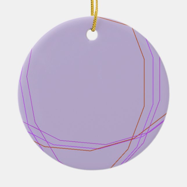 grey 8297 abstract art ceramic tree decoration (Front)