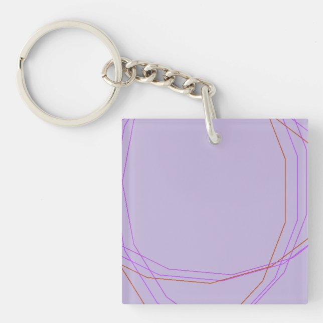 grey 8297 abstract art   key ring (Front)