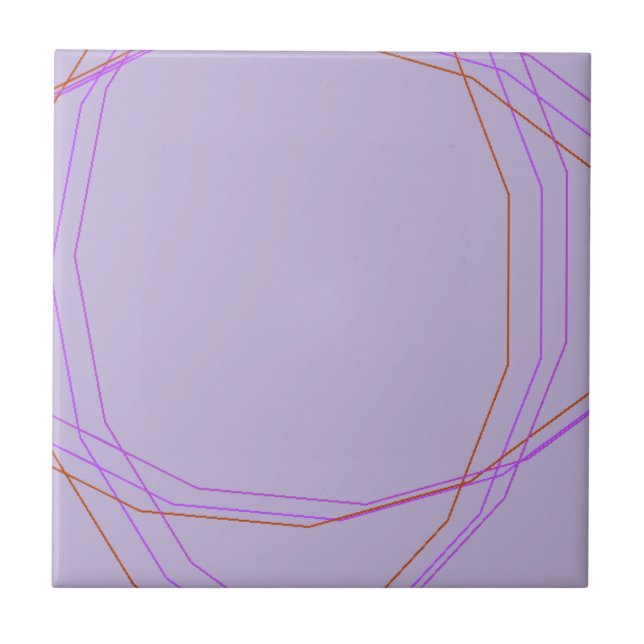 grey 8297 abstract art tile (Front)