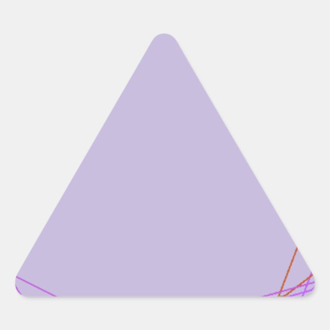 grey 8297 abstract art triangle sticker (Front)
