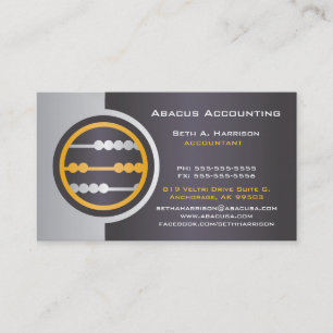 Grey Abacus Accounting Business Cards